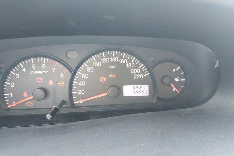 Used Geely Auto Diamond 2013 1.5L Manual Elite Model Odometer Close Up