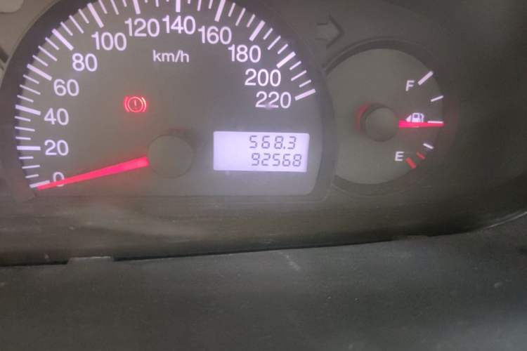 Used Geely Auto Diamond 2013 1.5L Manual Elite Model Odometer Close Up