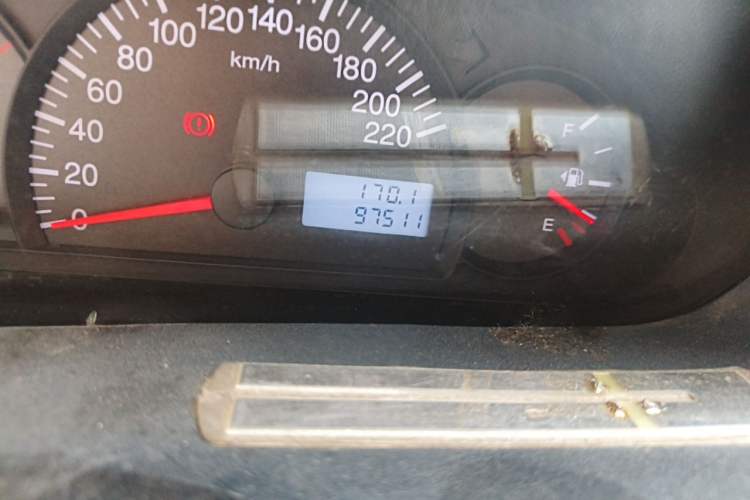 Used Geely Auto Diamond 2013 1.5L Manual Elite Model Odometer Close Up