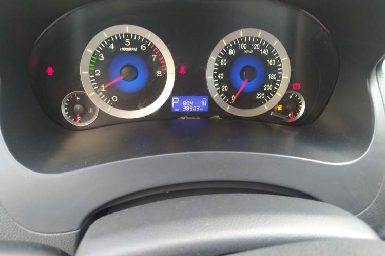 Used Geely Auto Diamond 2014 Sedan 1.5L Automatic Elite Model Odometer Close Up