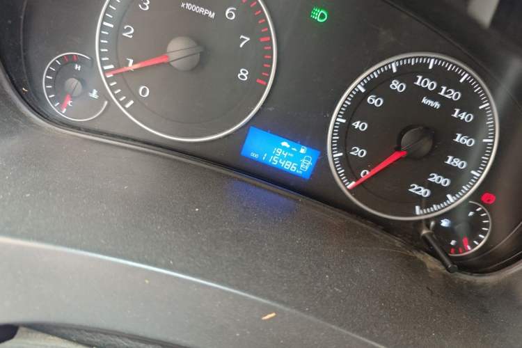 Used Geely Auto Diamond 2016 1.5L Manual Elite Edition Odometer Close Up