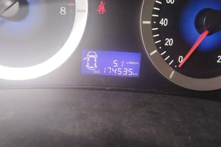 Used Geely Auto Diamond Fortune 2012 1.5L Elite Version Odometer Close Up