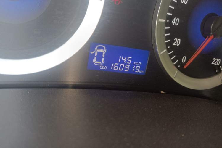 Used Geely Auto Diamond Fortune 2012 1.5L Elite Version Odometer Close Up