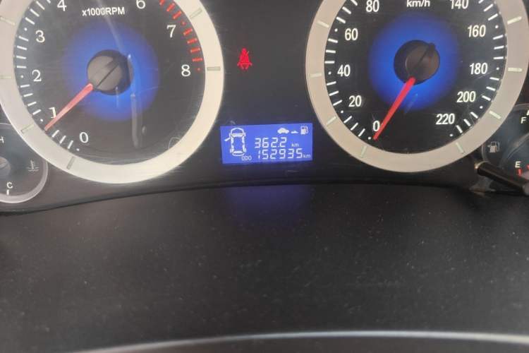 Used Geely Auto Diamond Fortune 2012 1.5L Elite Version Odometer Close Up