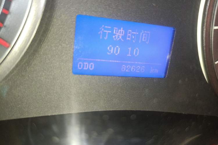 Used Geely Auto EC8 2013 2.0L Manual Elite Edition Odometer Close Up