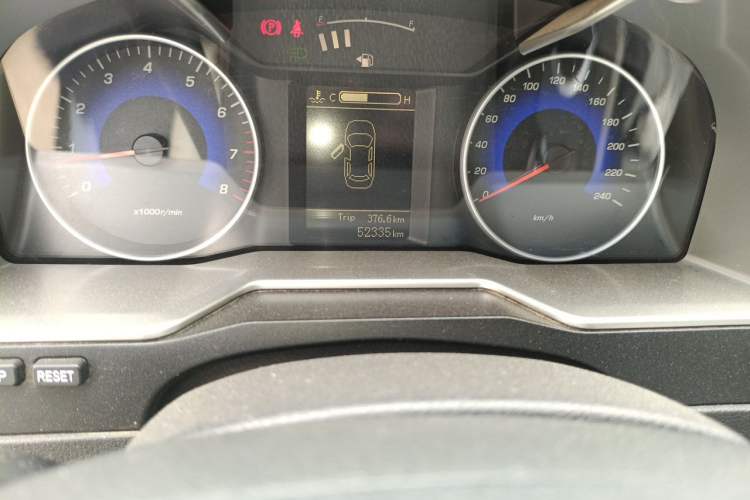 Used Geely Auto Emgrand 2014 Sedan 1.5L Manual Elite Model Odometer Close Up