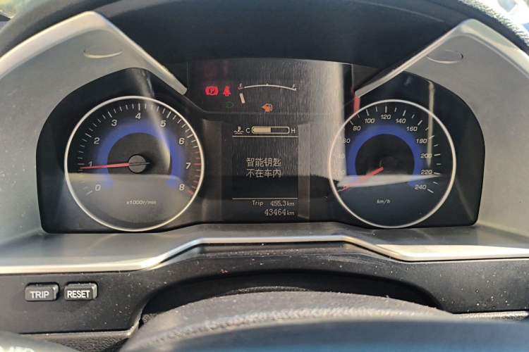 Used Geely Auto Emgrand 2014 Sedan 1.5L Manual Elite Model Odometer Close Up