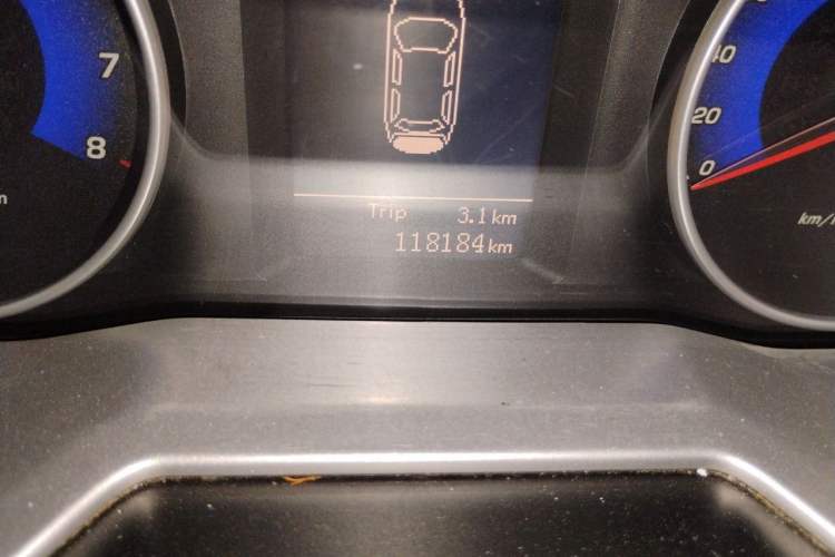 Used Geely Auto Emgrand 2014 Sedan 1.5L Manual Elite Model Odometer Close Up