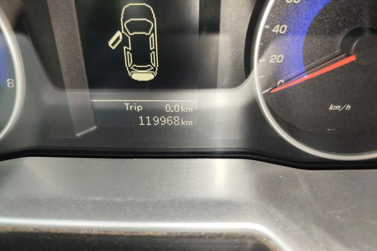 Used Geely Auto Emgrand 2014 Sedan 1.5L Manual Elite Model Odometer Close Up