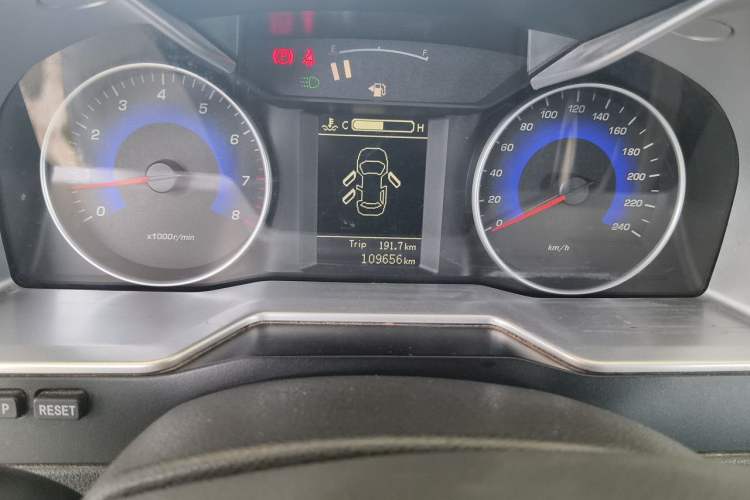 Used Geely Auto Emgrand 2014 Sedan 1.5L Manual Elite Model Odometer Close Up