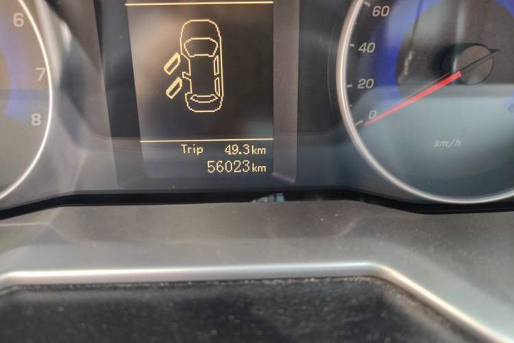 Used Geely Auto Emgrand 2014 Hatchback 1.5L Manual Elite Model Odometer Close Up