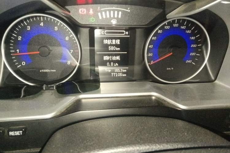 Used Geely Auto Emgrand 2014 Hatchback 1.5L Manual Elite Model Odometer Close Up
