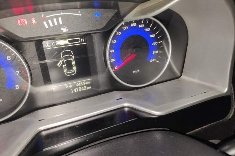 Used Geely Auto Emgrand 2014 Hatchback 1.5L Manual Elite Model Odometer Close Up