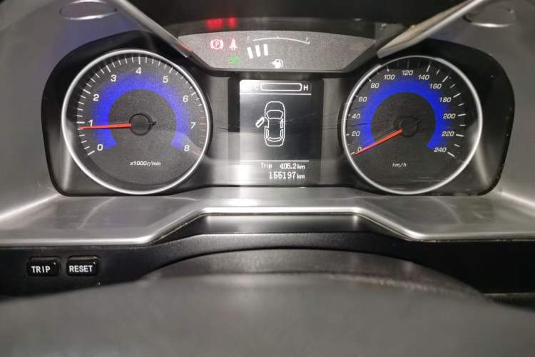Used Geely Auto Emgrand 2015 Sedan 1.5L Manual - Top Trim Level Odometer Close Up
