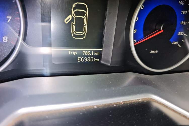 Used Geely Auto Emgrand 2015 Hatchback RS 1.5L Manual - Top Trim Level Odometer Close Up