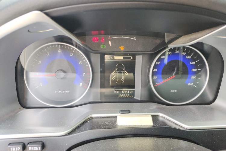 Used Geely Auto Emgrand 2015 Hatchback RS 1.5L Manual - Top Trim Level Instrument Cluster