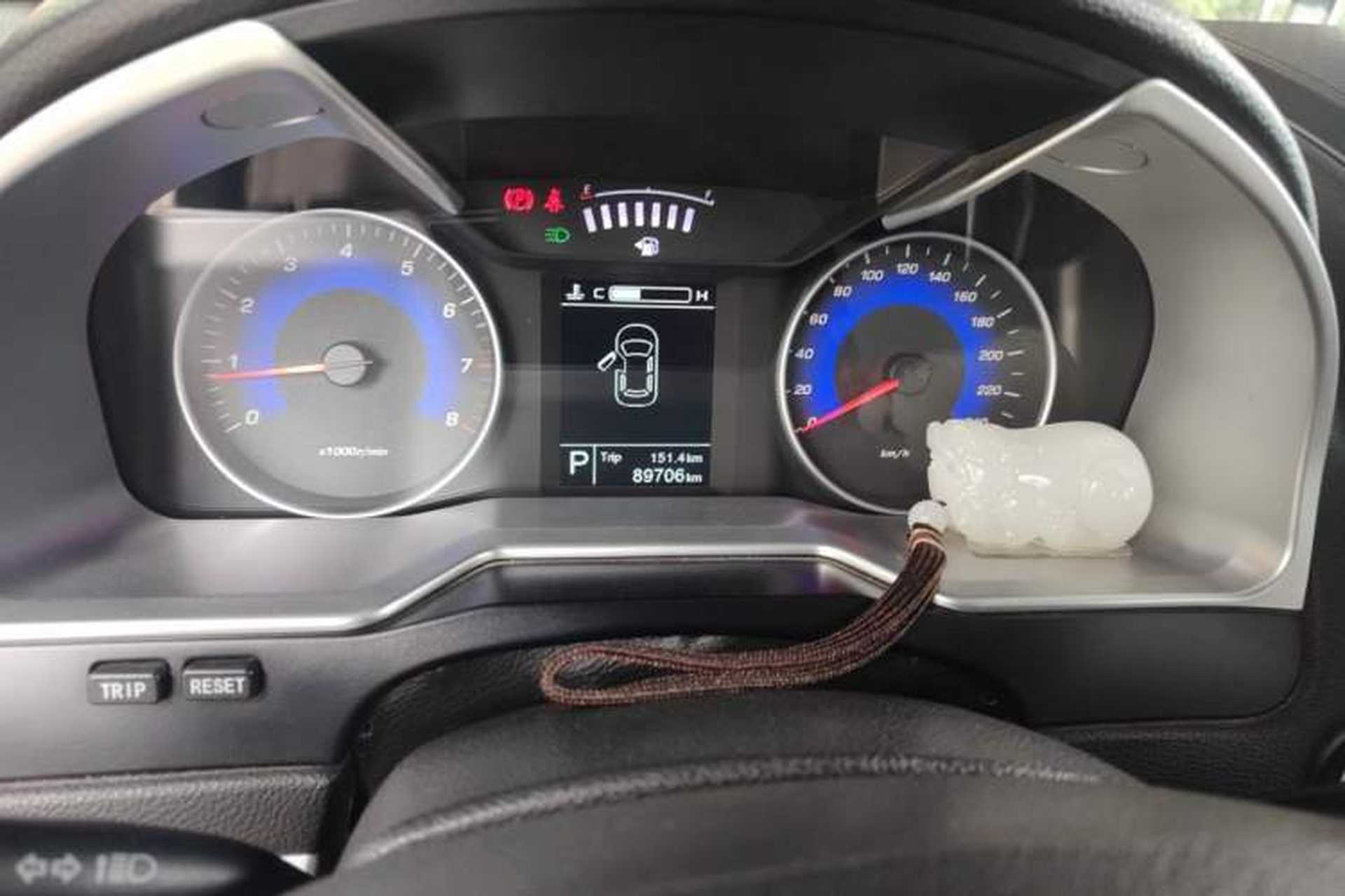 Used Geely Auto Emgrand 2016 Sedan 1.5L CVT Upward Version Odometer Close Up