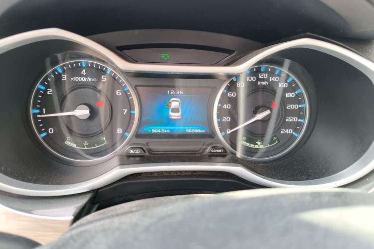 Used Geely Auto Emgrand 2016 Sedan 1.5L Manual Luxury Model Odometer Close Up