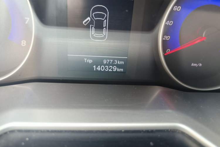 Used Geely Auto Emgrand 2016 Sedan 1.5L Manual Luxury Model Odometer Close Up