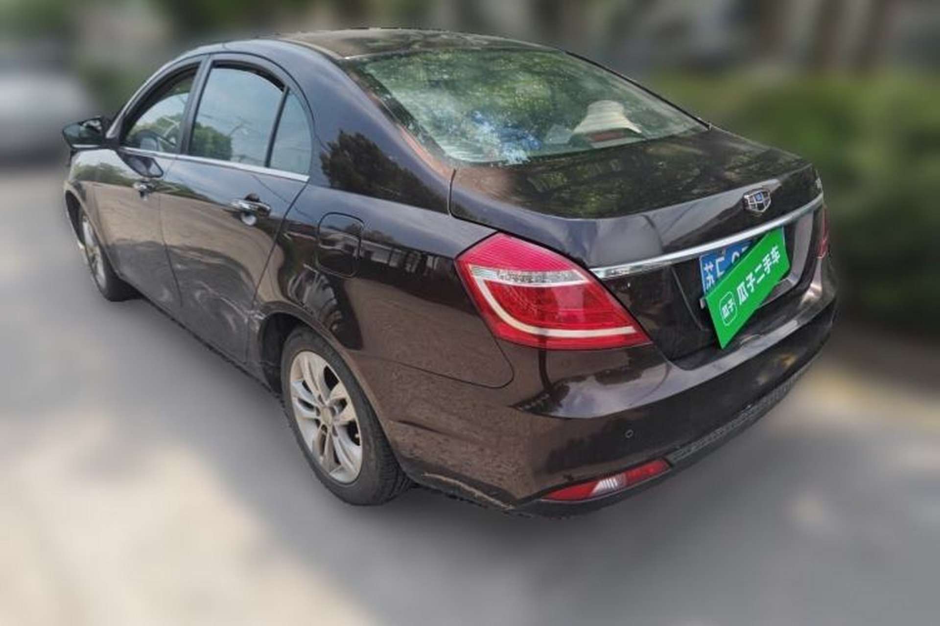 Used Geely Auto Emgrand 2016 Sedan 1.5L Manual Upward Edition Rear Left 45 Deg