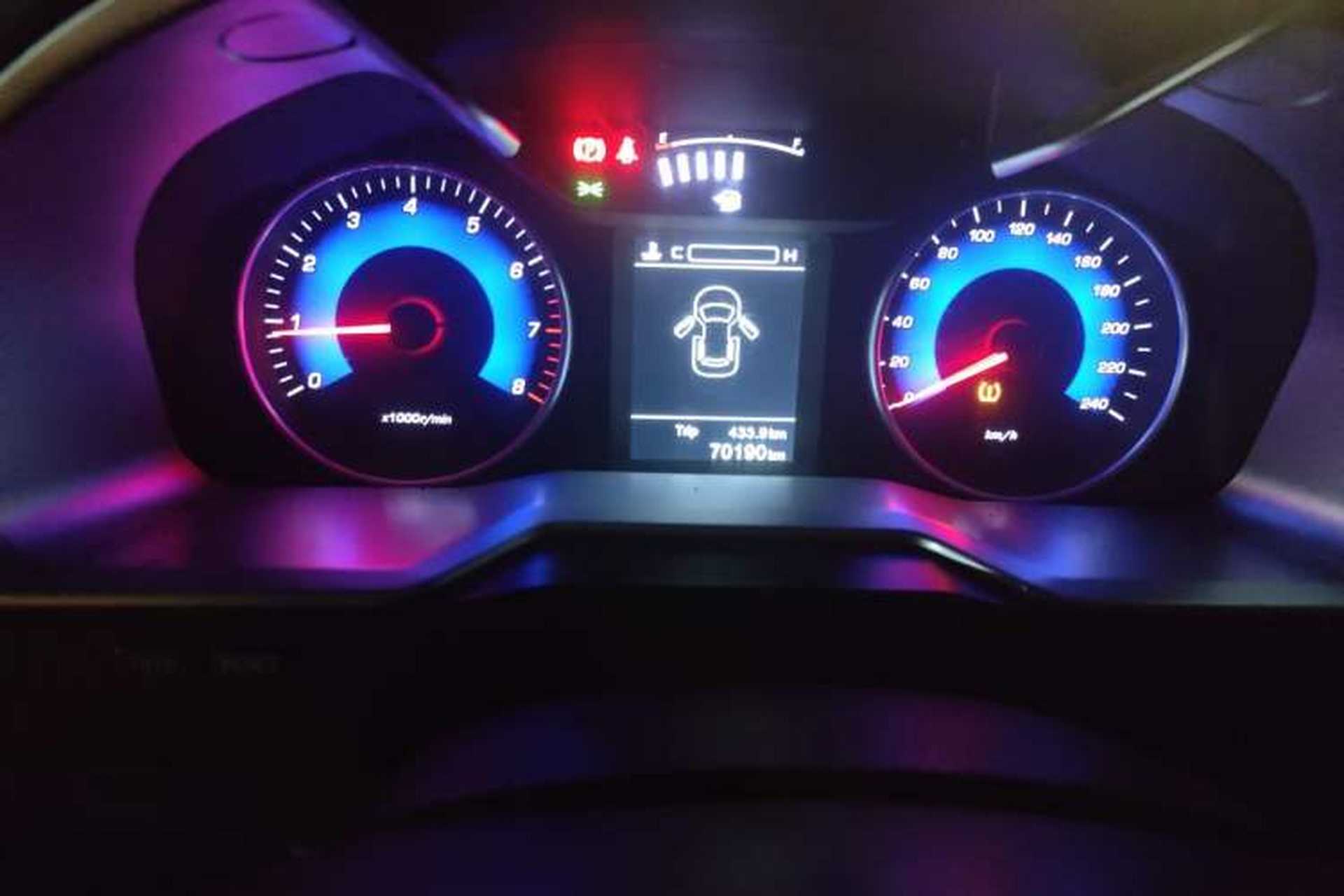 Used Geely Auto Emgrand 2016 Sedan 1.5L Manual Upward Edition Odometer Close Up