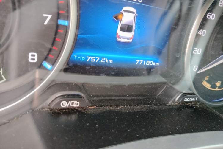Used Geely Auto Emgrand 2017 Sedan Million Edition 1.5L Manual - Upward Version Odometer Close Up