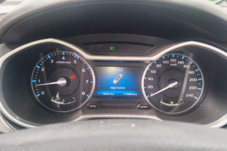 Used Geely Auto Emgrand 2017 Sedan Million Edition 1.5L Manual - Upward Version Instrument Cluster