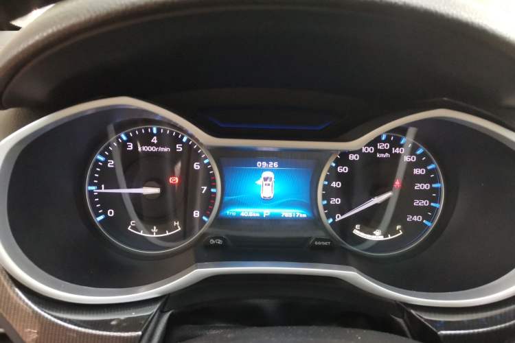 Used Geely Auto Emgrand 2017 Hatchback RS Million Edition 1.5L CVT Upward Version Instrument Cluster