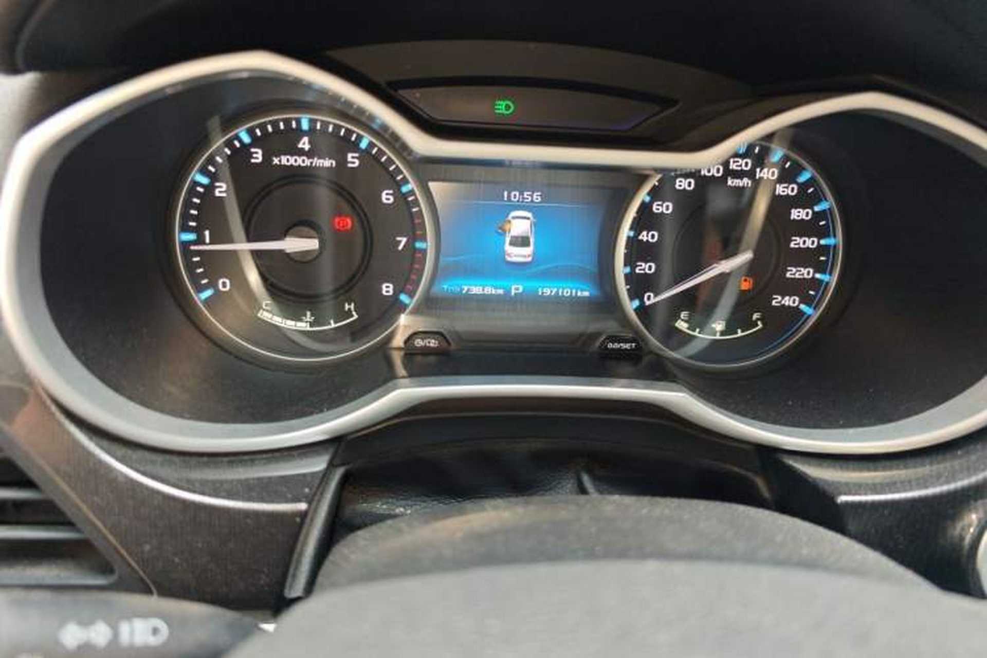 Used Geely Auto Emgrand 2017 Sedan Million Edition 1.5L CVT Upward Version Odometer Close Up
