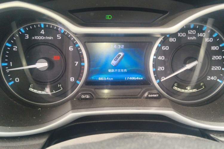 Used Geely Auto Emgrand 2017 Sedan Million Edition 1.5L Manual - Upward Version Odometer Close Up