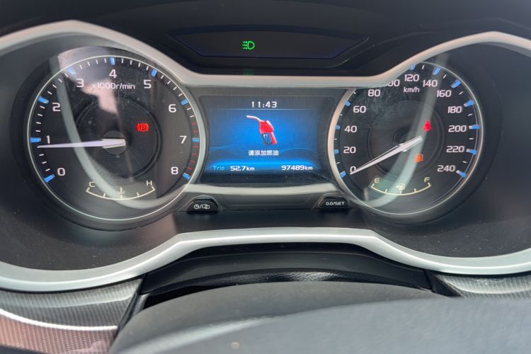 Used Geely Auto Emgrand 2017 Sedan Million Edition 1.5L Manual Upward Connect Version Odometer Close Up
