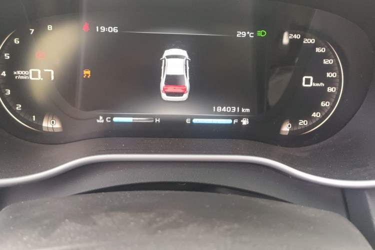 Used Geely Auto Emgrand  Odometer Close Up