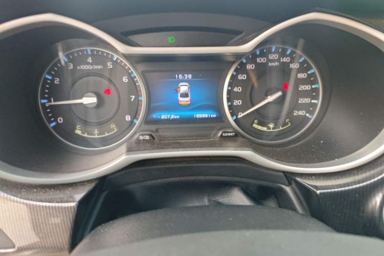 Used Geely Auto Emgrand 2017 Sedan Million Edition 1.5L Manual - Upward Version Odometer Close Up