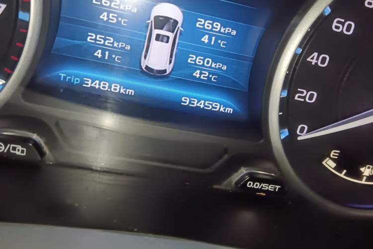 Used Geely Auto Emgrand 2017 Hatchback RS Million Edition 1.5L Manual Upward Version Odometer Close Up