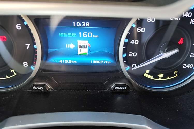 Used Geely Auto Emgrand 2017 Sedan Million Edition 1.5L Manual - Upward Version Odometer Close Up