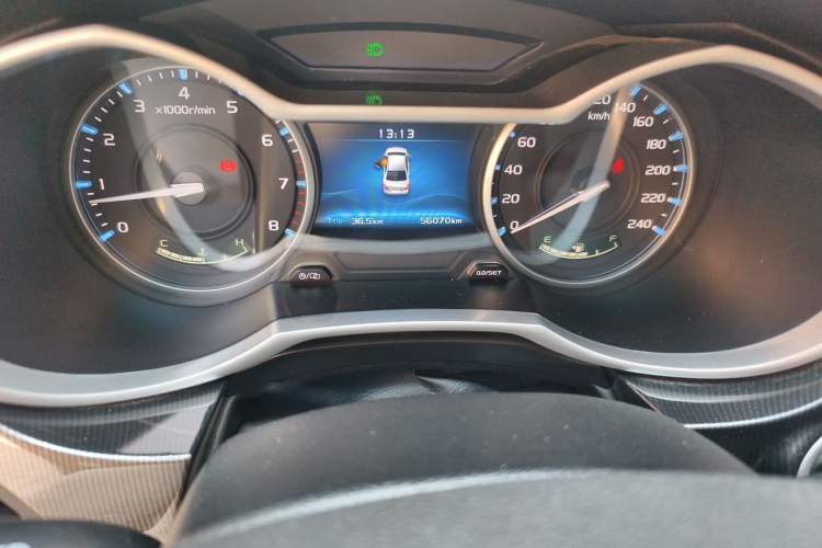 Used Geely Auto Emgrand 2017 Sedan Million Edition 1.5L Manual - Upward Version Odometer Close Up