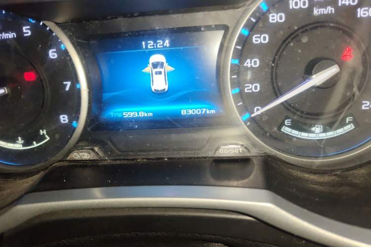 Used Geely Auto Emgrand 2017 Hatchback RS Million Edition 1.5L Manual Upward Version Odometer Close Up