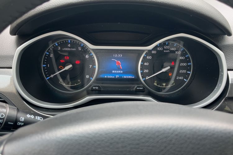 Used Geely Auto Emgrand 2017 Sedan Million Edition 1.5L CVT Upward Version Odometer Close Up