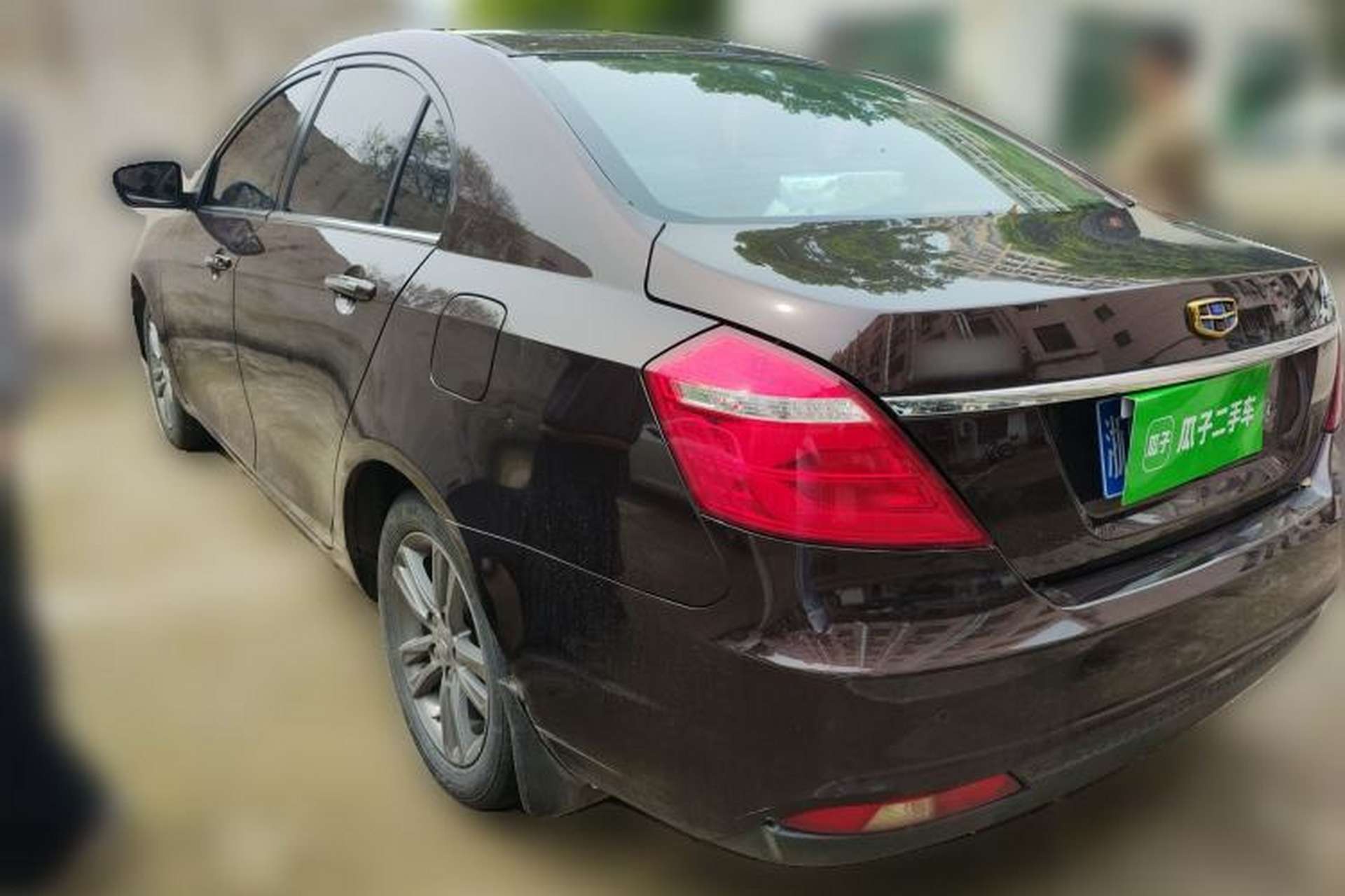 Used Geely Auto Emgrand 2017 Sedan Million Edition 1.5L CVT Upward Connectivity Version Rear Left 45 Deg