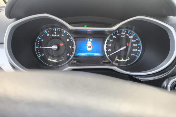 Used Geely Auto Emgrand 2017 Sedan Million Edition 1.5L Manual - Upward Version Odometer Close Up
