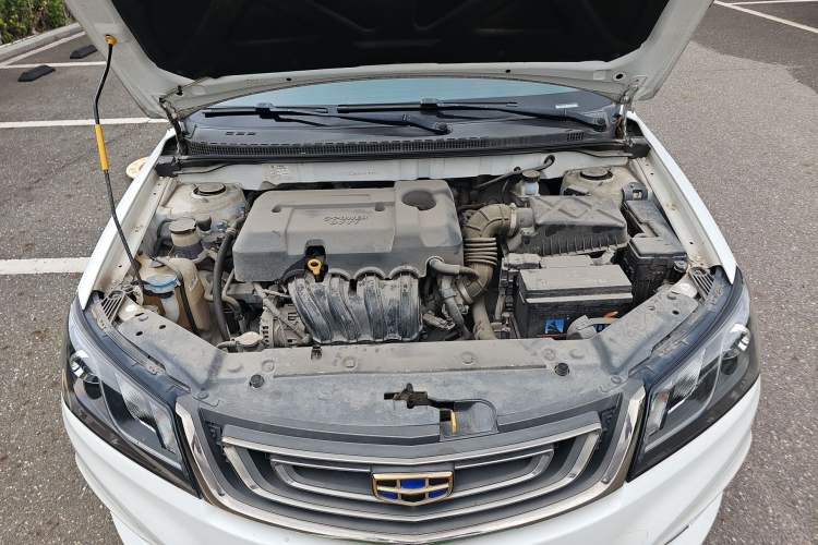 Used Geely Auto Emgrand 2017 Sedan Million Edition 1.5L CVT Luxury Model Engine Bay