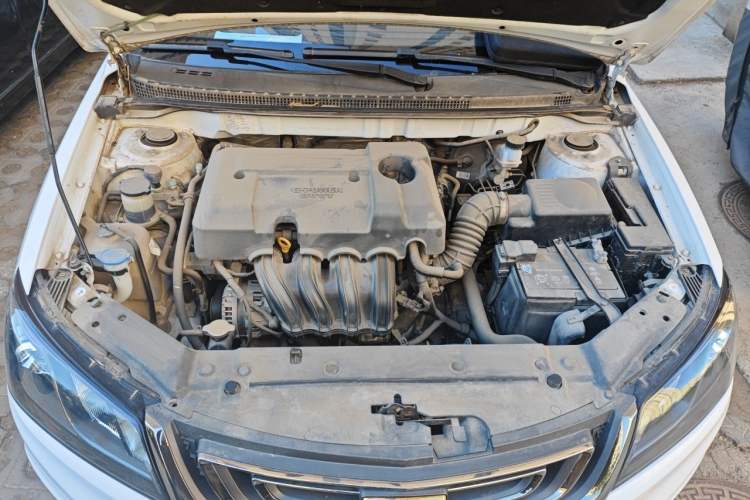 Used Geely Auto Emgrand 2017 Sedan Million Edition 1.5L Manual Luxury Model Engine Bay