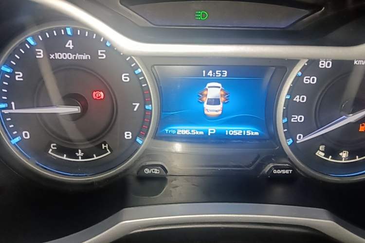 Used Geely Auto Emgrand 2017 Sedan Million Edition 1.5L CVT Upward Version Instrument Cluster