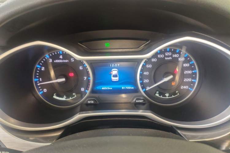 Used Geely Auto Emgrand 2017 Sedan Million Edition 1.5L Manual Luxury Model Instrument Cluster