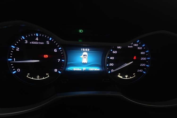 Used Geely Auto Emgrand 2017 Hatchback RS Million Edition 1.5L CVT Upward Version Instrument Cluster
