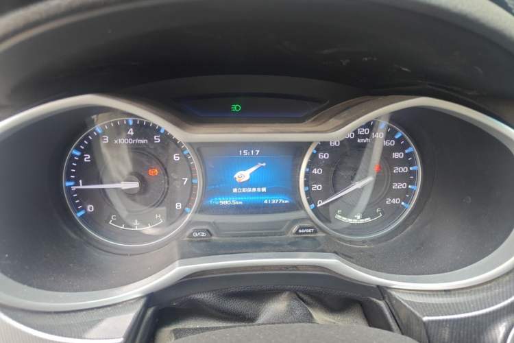 Used Geely Auto Emgrand 2017 Sedan Million Edition 1.5L Manual Upward Connect Version Instrument Cluster