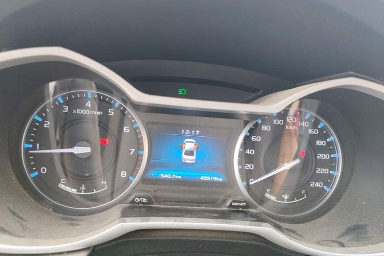 Used Geely Auto Emgrand 2017 Sedan Million Edition 1.5L Manual Luxury Model Instrument Cluster
