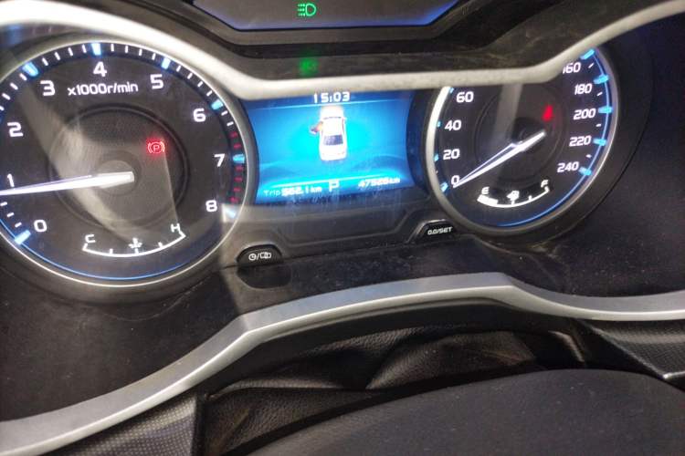 Used Geely Auto Emgrand 2017 Sedan Million Edition 1.5L CVT Luxury Model Instrument Cluster