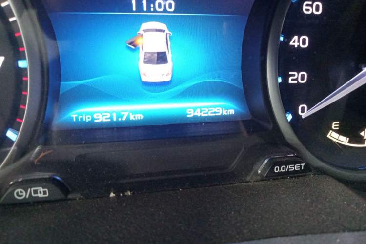Used Geely Auto Emgrand 2017 Sedan Million Edition 1.5L Manual - Upward Version Odometer Close Up