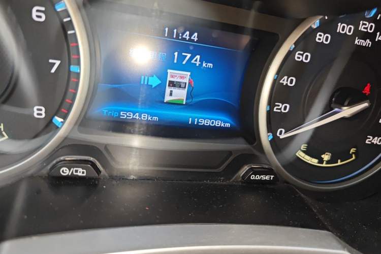 Used Geely Auto Emgrand 2017 Sedan Million Edition 1.5L Manual - Upward Version Odometer Close Up
